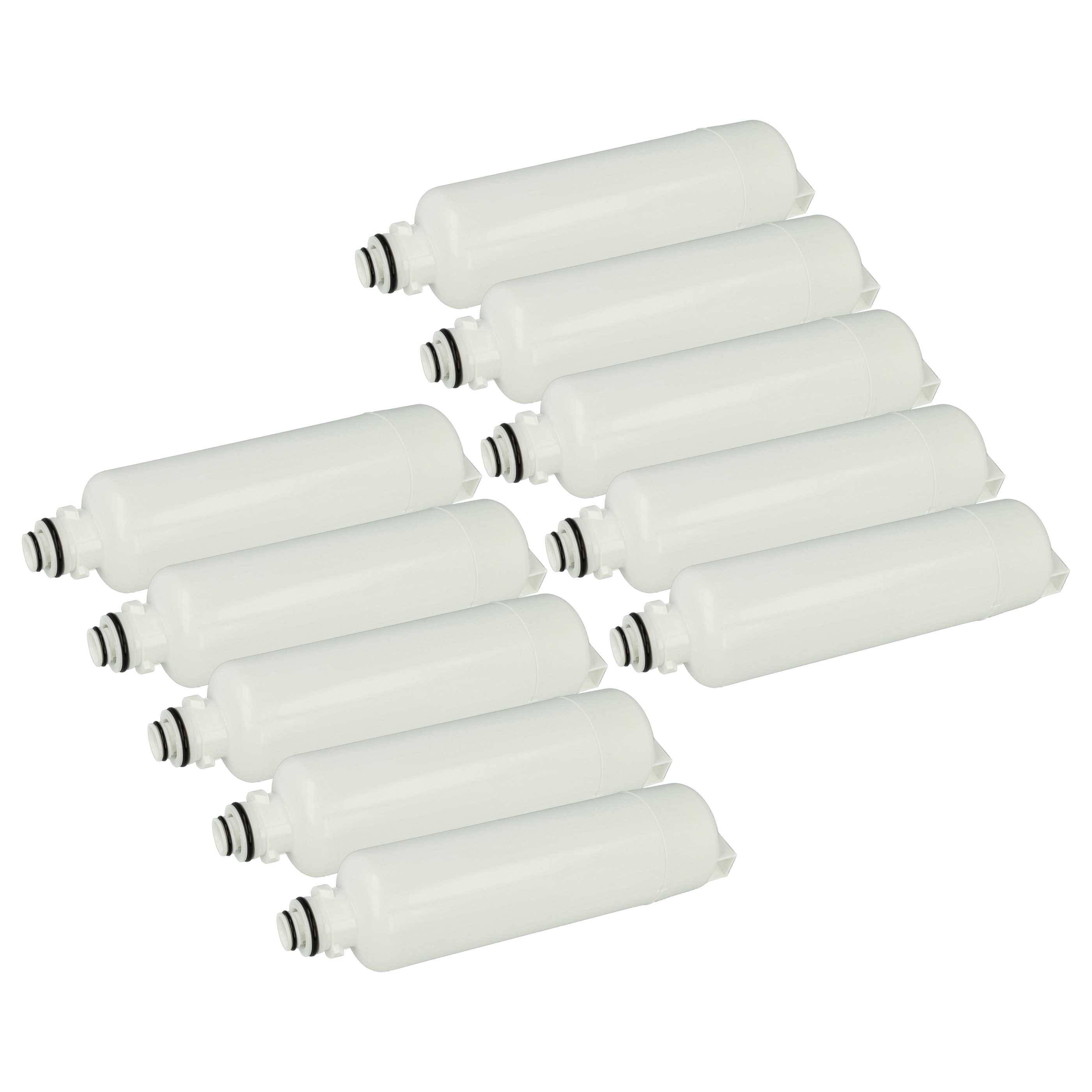 vhbw 10x Wasserfilter Filterkartusche Filter kompatibel mit Neff KA3923IE0G/01, KA3902I20/12, KA3902B20G/09, KA3923IE0/01, KA3902I20G/09 Kühlschrank