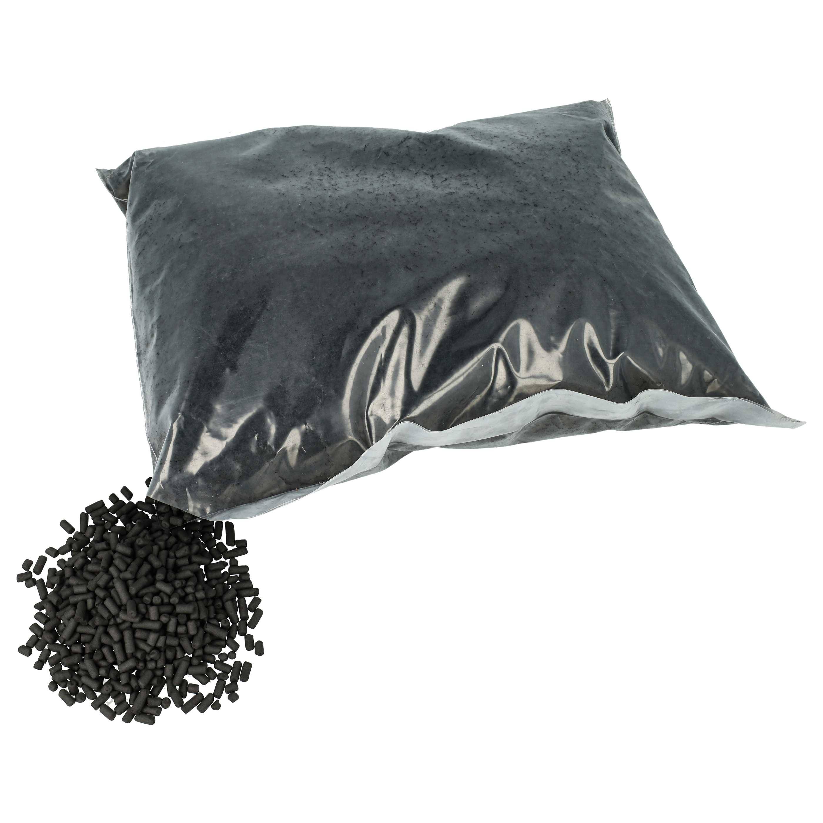 vhbw 5 kg Aktivkohle Pellets Nachfüllpack kompatibel mit Berbel BUF 150 +, BWH 120 BL Dunstabzugshaube - 3 - 4 mm Durchmesser
