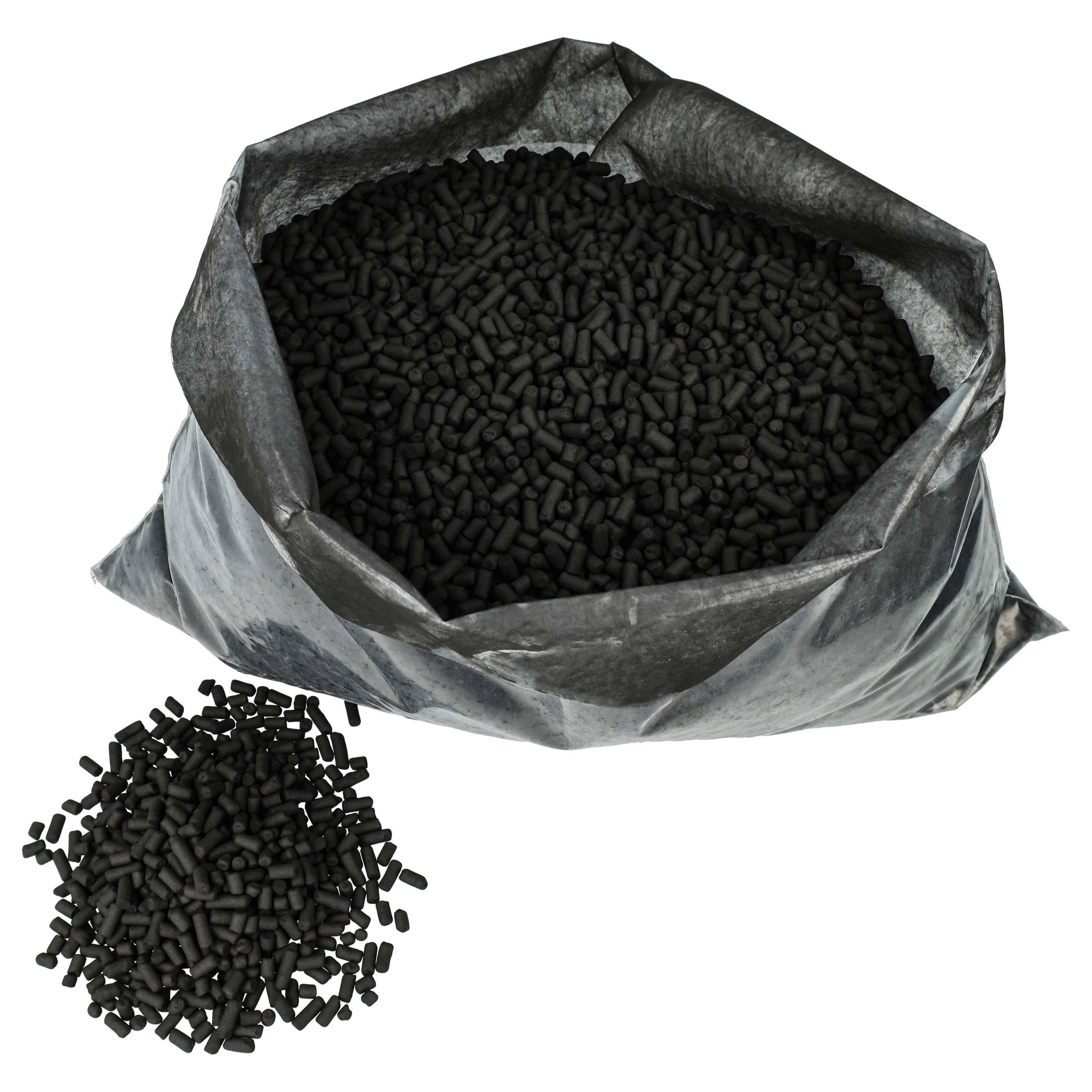 vhbw 5 kg Aktivkohle Pellets Nachfüllpack kompatibel mit Berbel BUF 150 +, BWH 120 BL Dunstabzugshaube - 3 - 4 mm Durchmesser