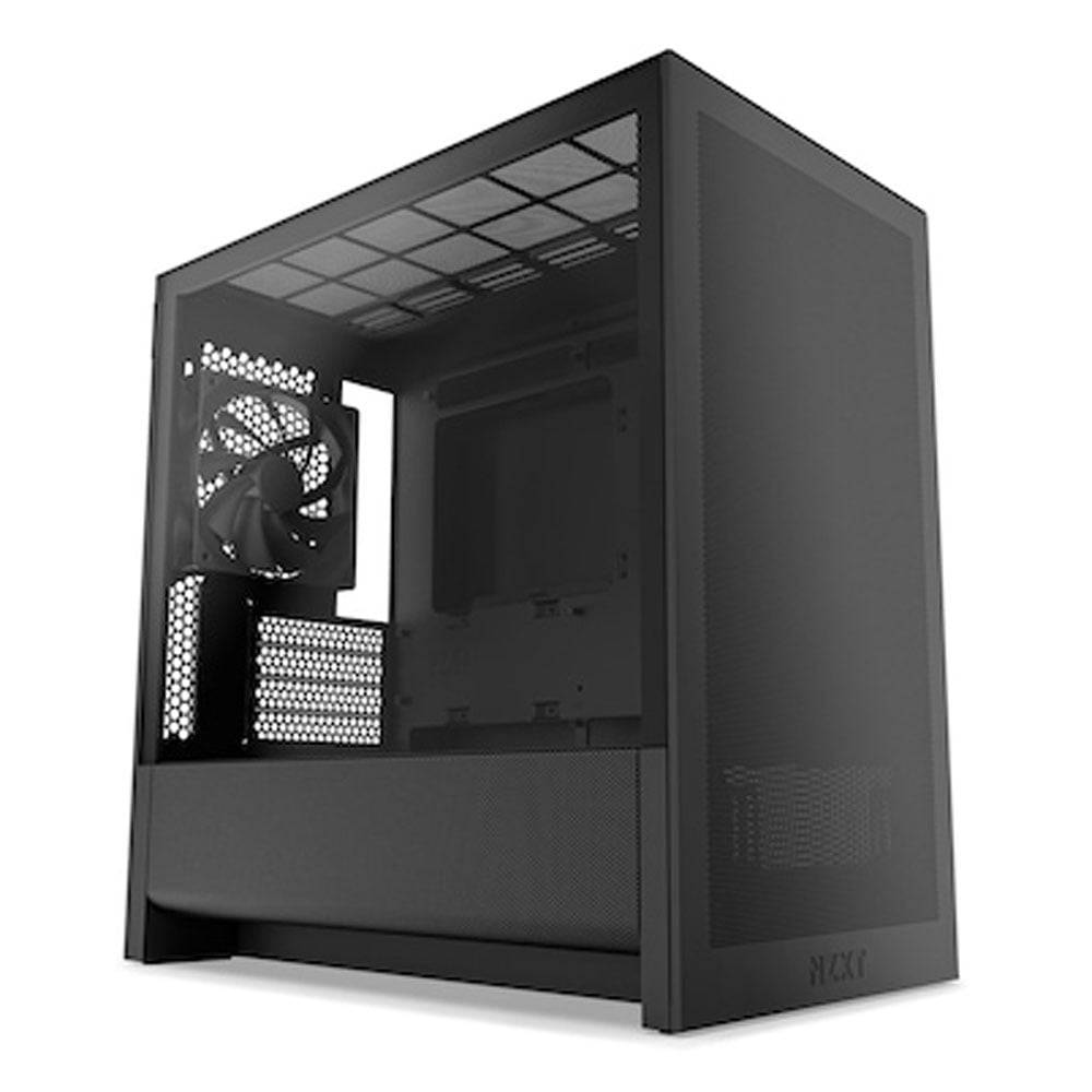 NZXT - H3 Flow 2025 schwarz| PC-Gehäuse - Midi/Minitower - ATX