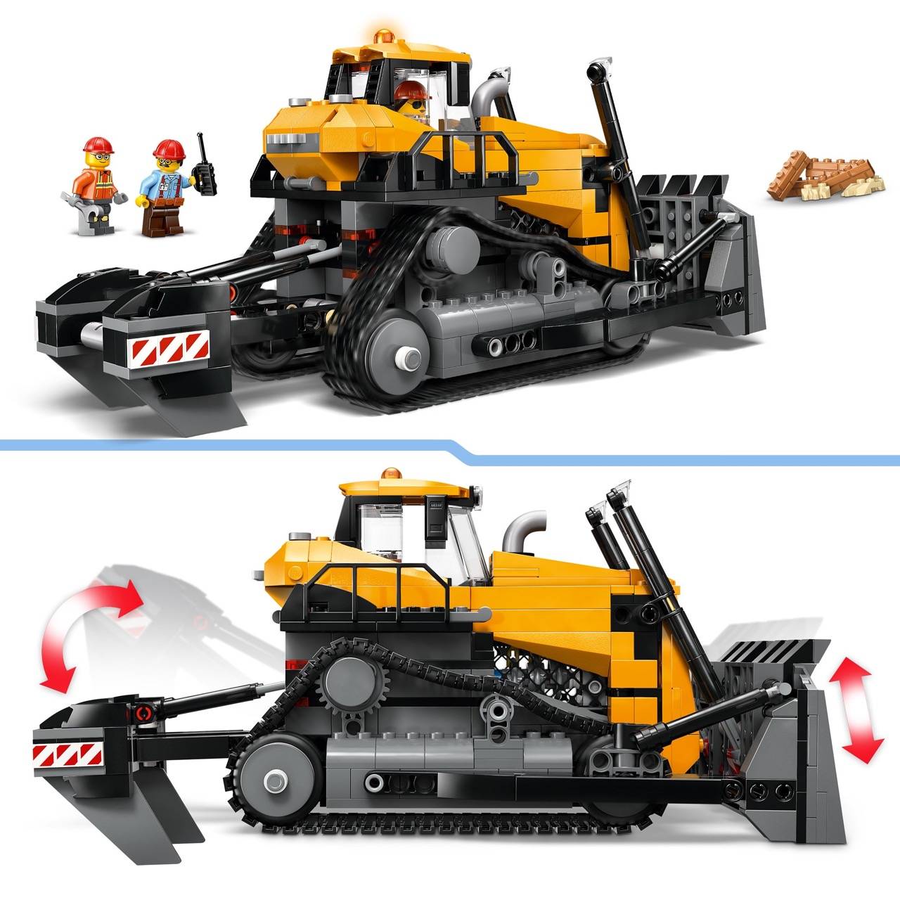 LEGO® 60466 City - Gelber Bulldozer