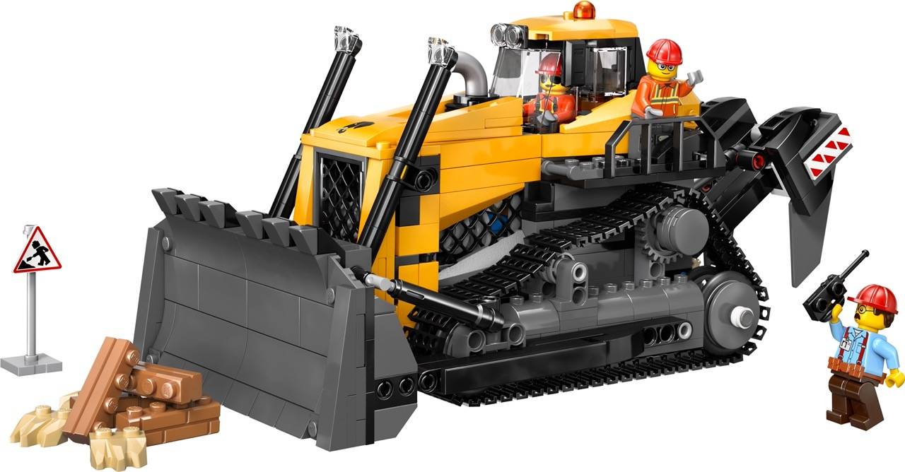 LEGO® 60466 City - Gelber Bulldozer