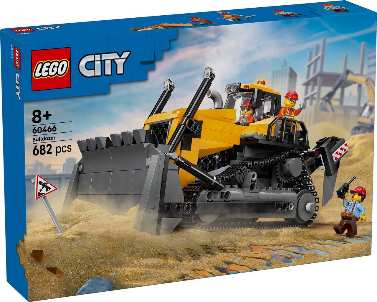 LEGO® 60466 City - Gelber Bulldozer