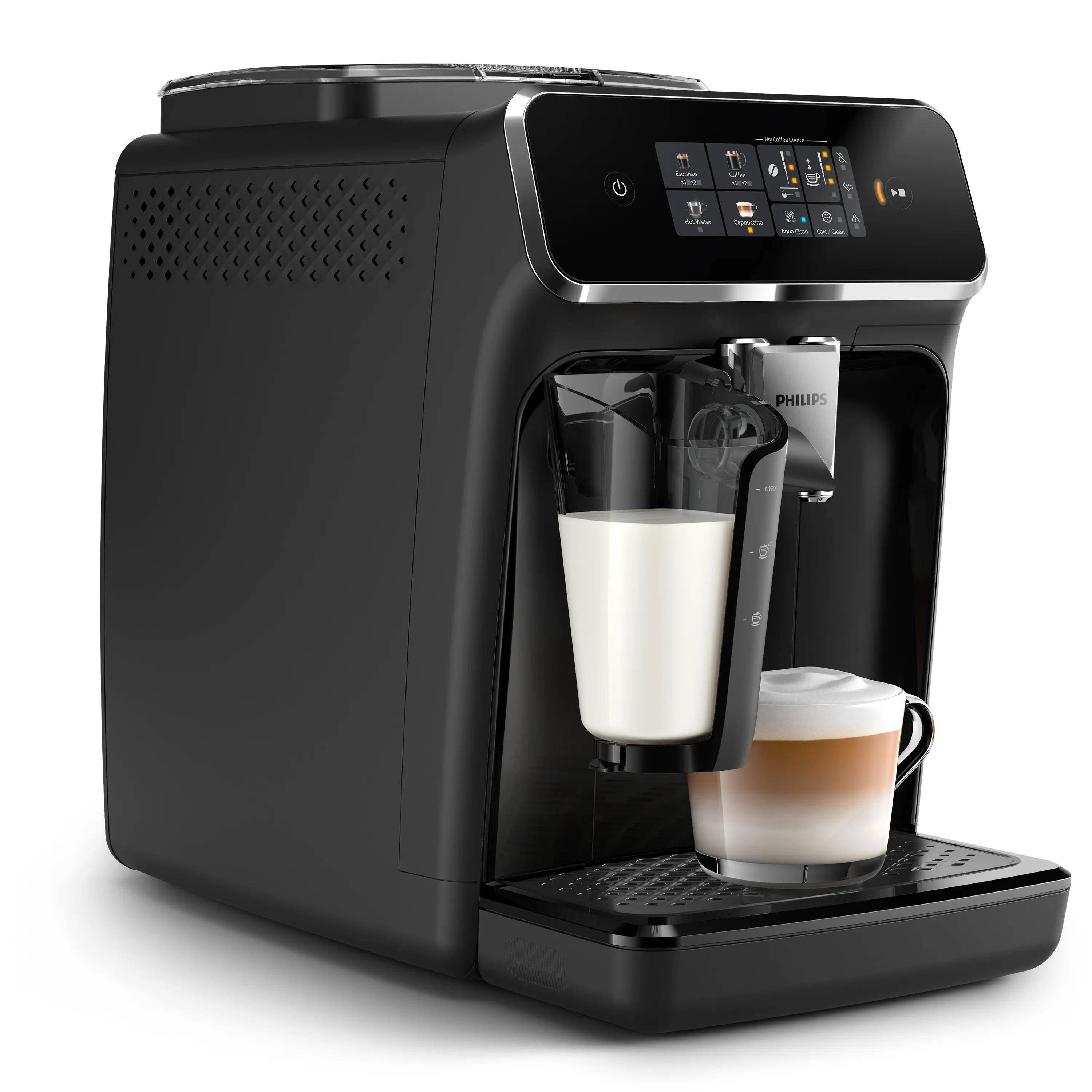 Philips Series 2300 EP2331/10 Kaffeevollautomat - Espressomaschine - Kaffeebohnen - Eingebautes Mahlwerk - Schwarz