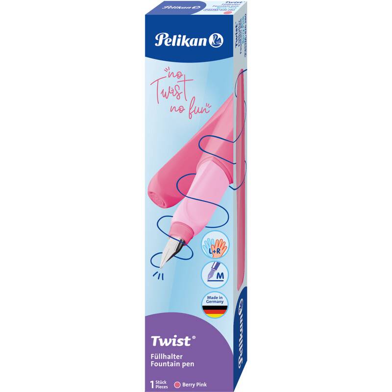 Pelikan Twist Füllhalter Berry Pink, rosa/pink
