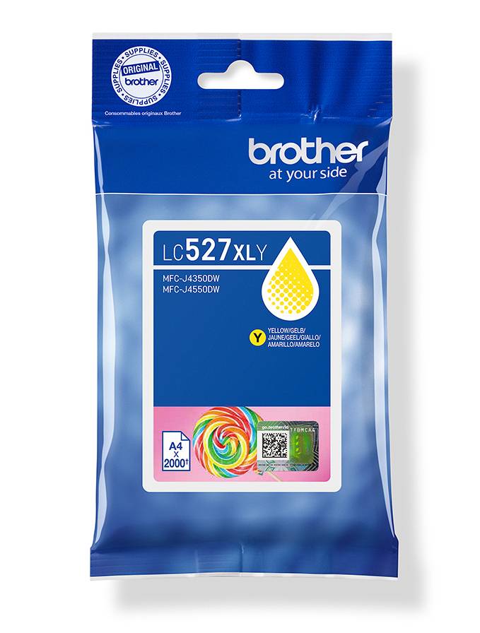 Brother LC527XLY - Hohe Ergiebigkeit - Gelb - original