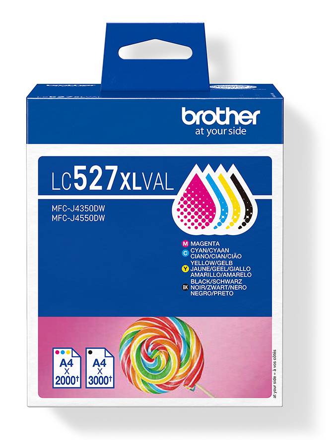 Brother LC527XL Value Pack - 4er-Pack - Hohe Ergiebigkeit