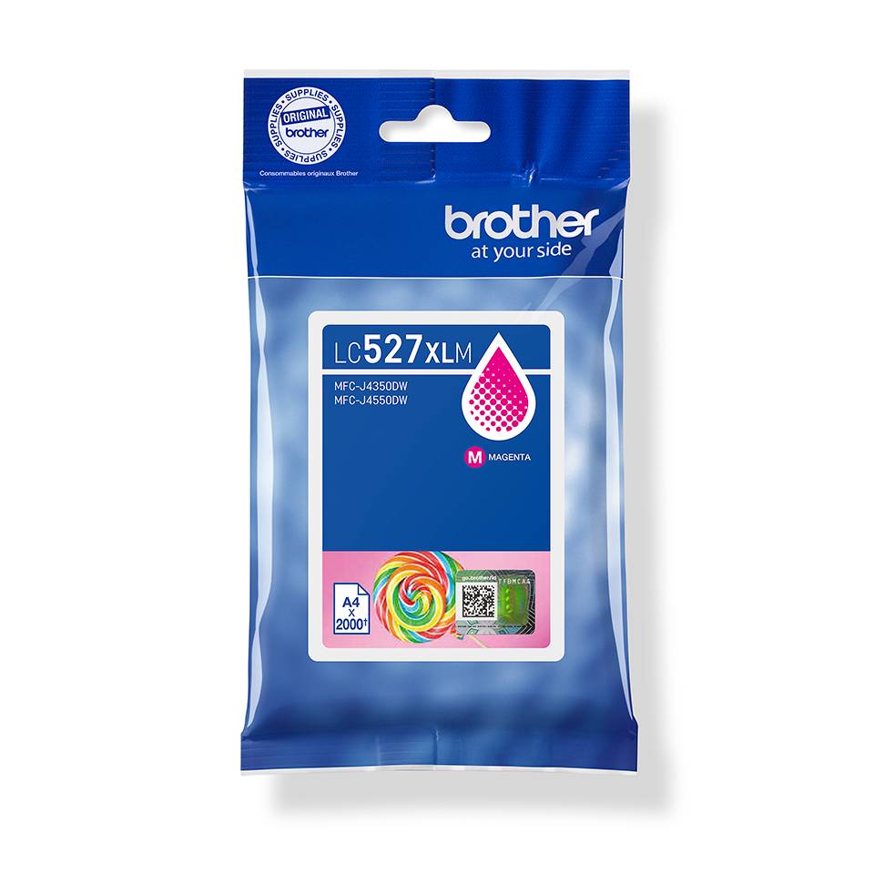 Brother LC527XLM Magenta-Tintenpatrone für MFC-J4350DW und MFC-J4550DW Drucker