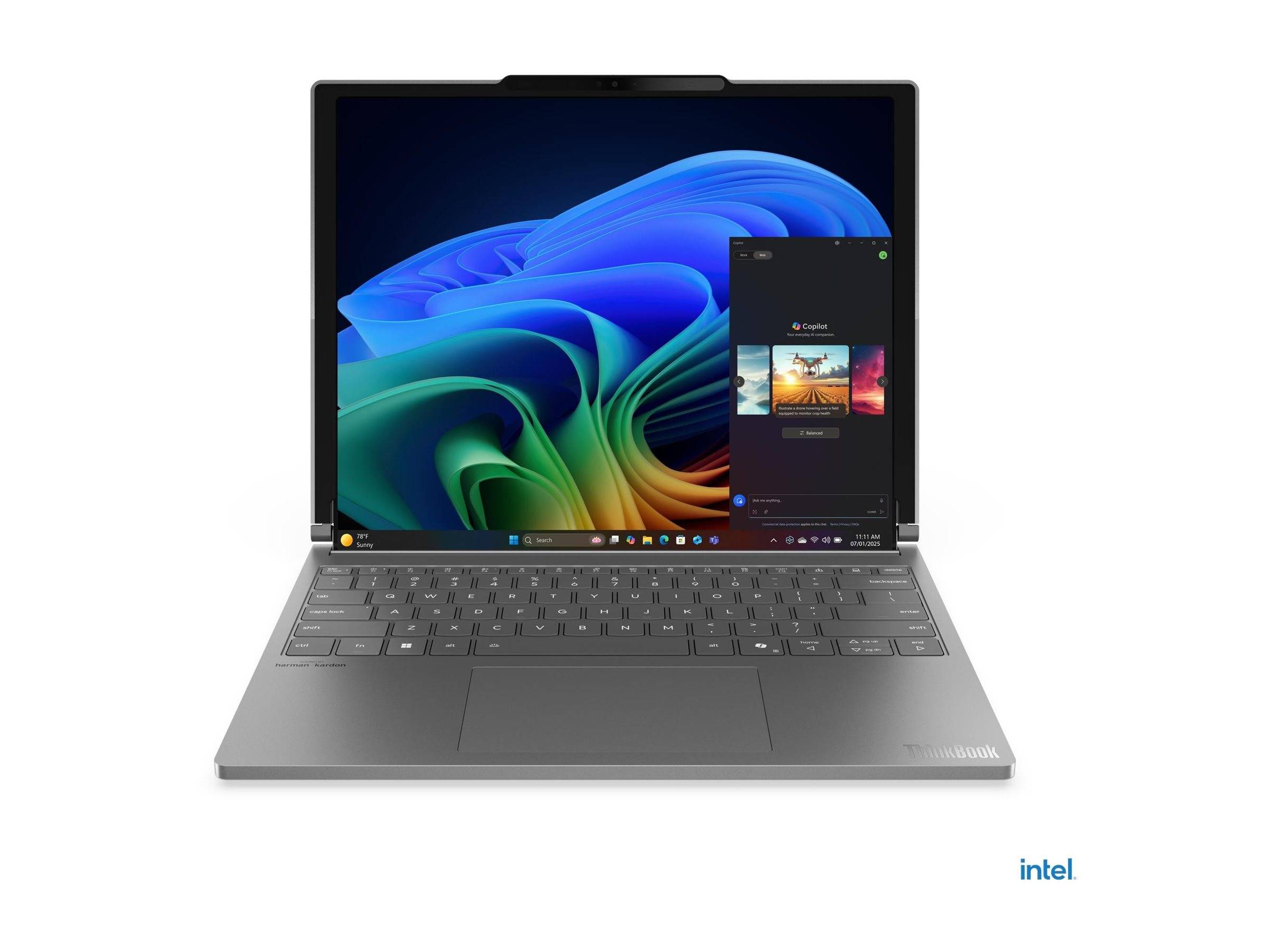 Lenovo ThinkBook / Plus G6 Rollable / Ultra 7 258V / 32GB / 1TB SSD / 14.0 / 2K / Luna Grey / Win 11 Pro / 1YR Depot