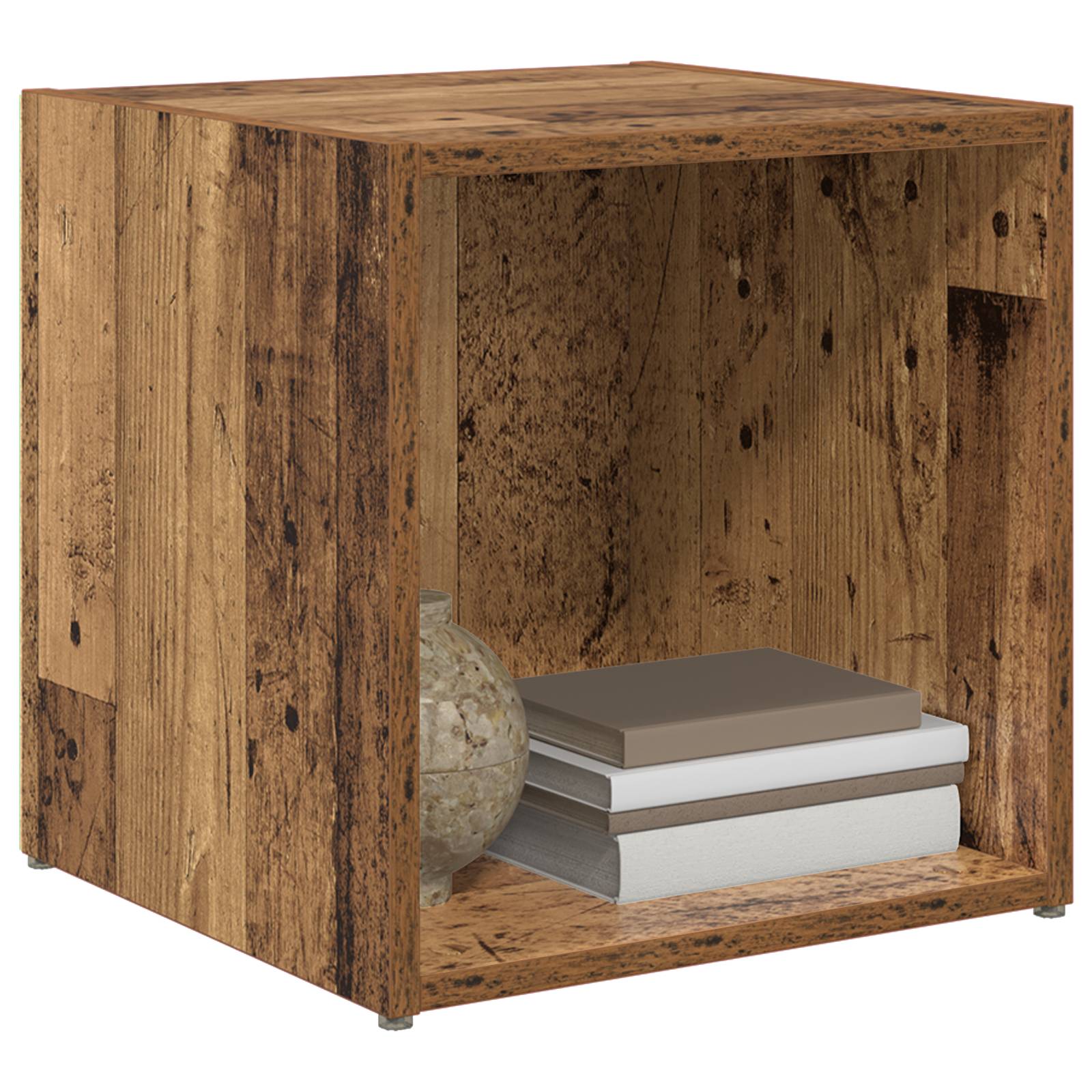vidaXL TV-Schränke 4 Stk. Altholz 37x35x37 cm Holzwerkstoff
