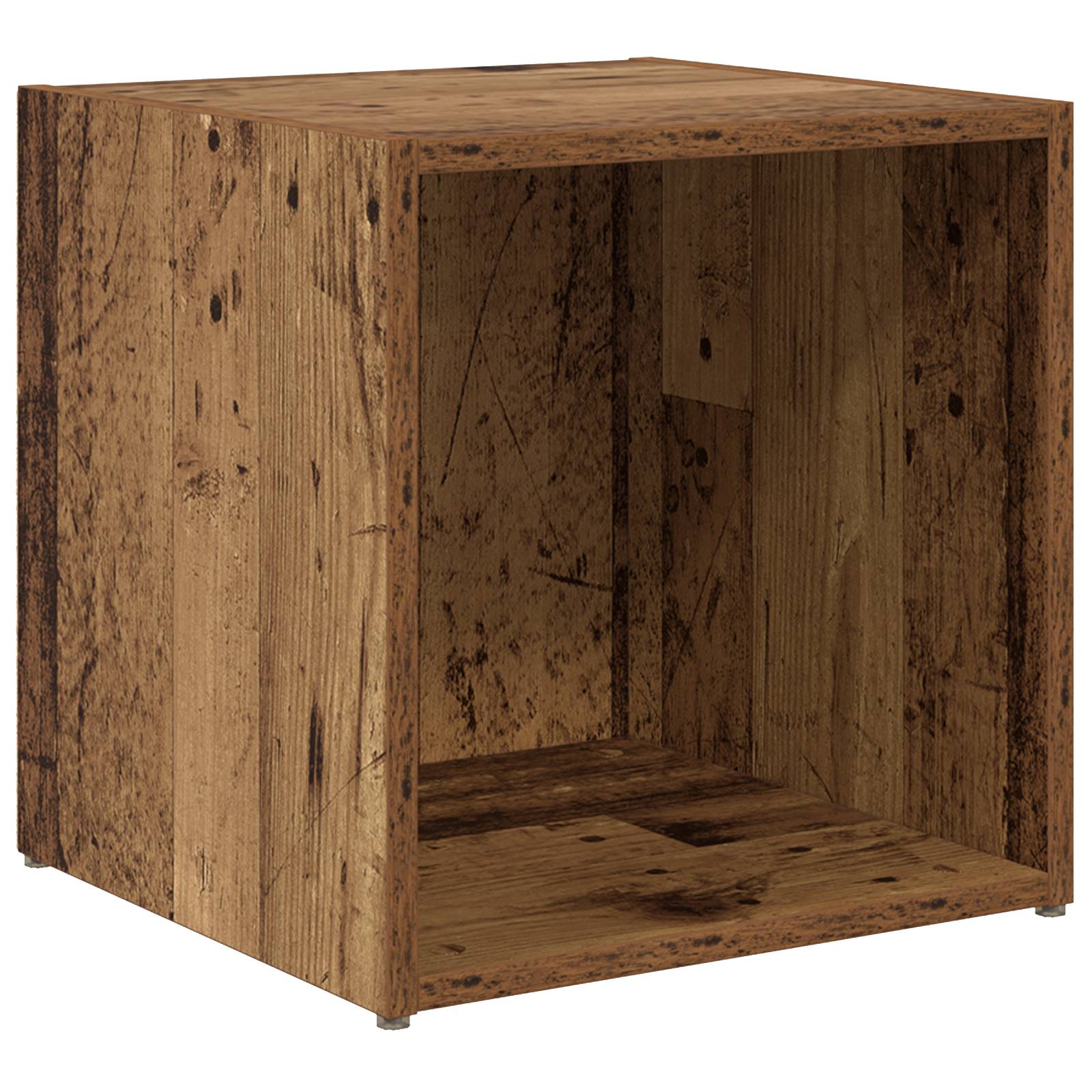 vidaXL TV-Schränke 4 Stk. Altholz 37x35x37 cm Holzwerkstoff
