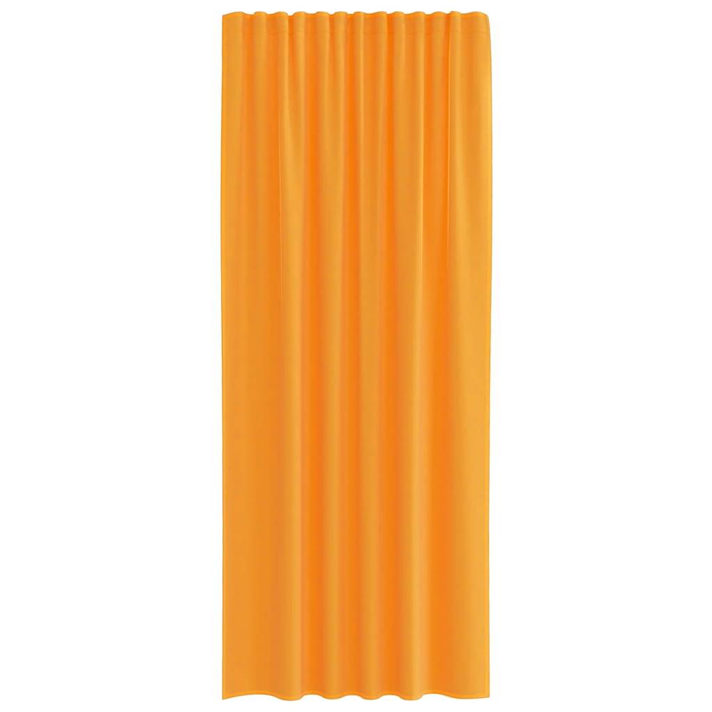 vidaXL Voile Vorhänge mit Stangentaschen 2 Stk. Orange