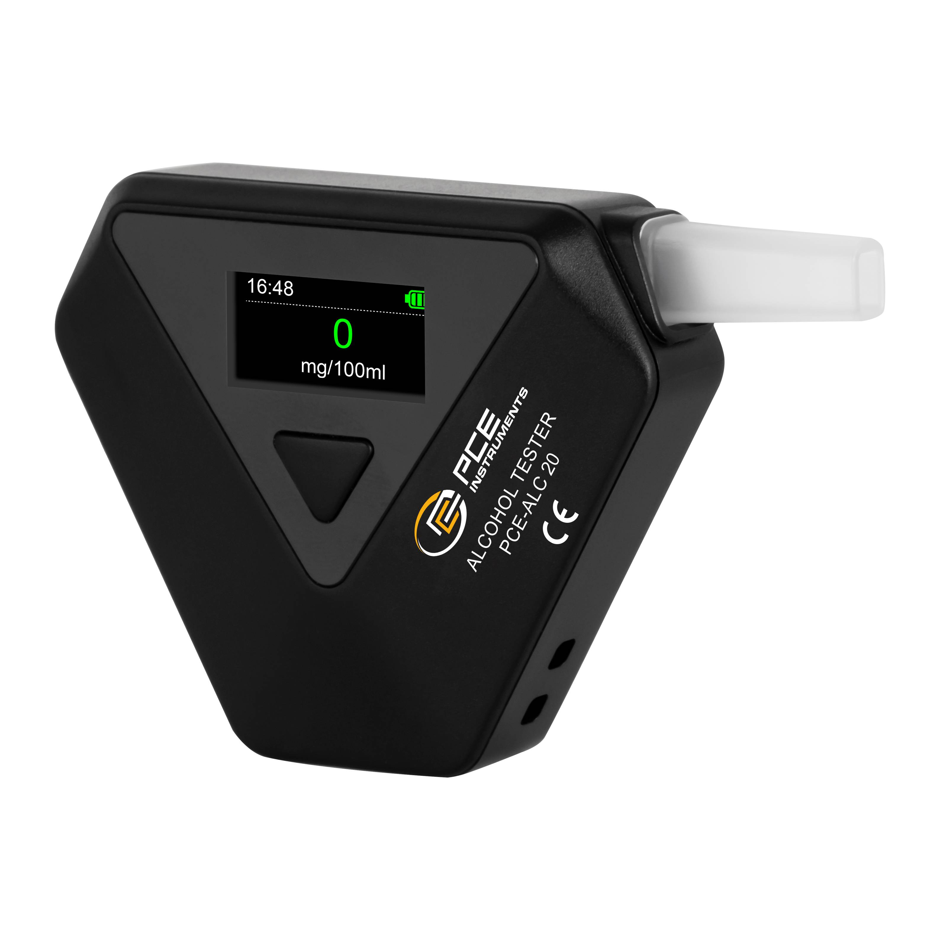 PCE Instruments Alkoholtester PCE-ALC 20 |Messbereich 0 ... 400 mg |Auflösung 1 mg |Ampelanzeige |mg/l, mg/100ml, uvm.