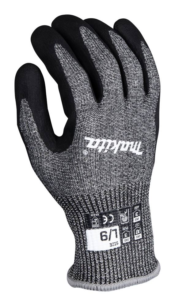 Makita Arbeitshandschuhe L "Cut Level 7" Handschuhe Größe L/9