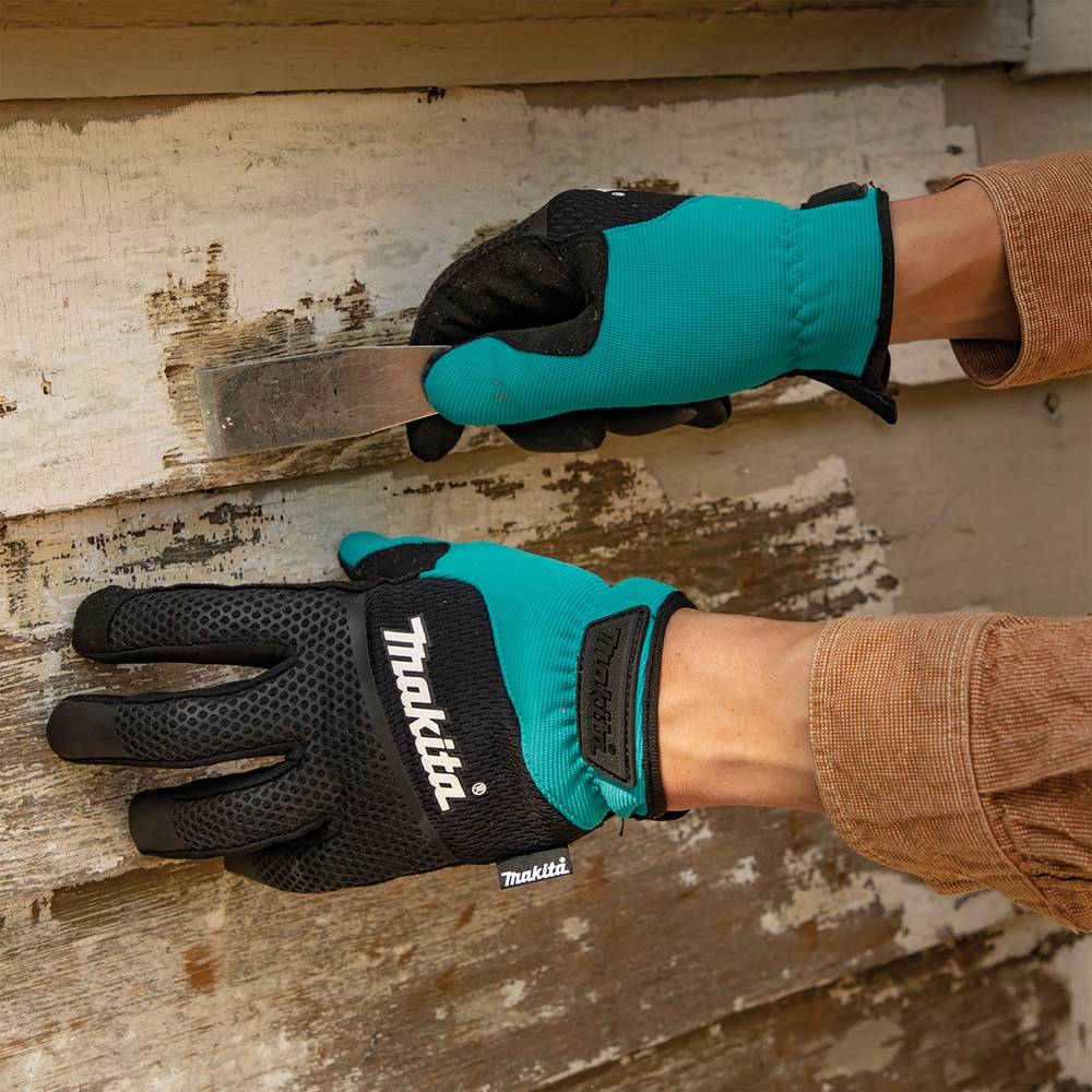 Makita Arbeitshandschuhe M "Work" Größe M / 8