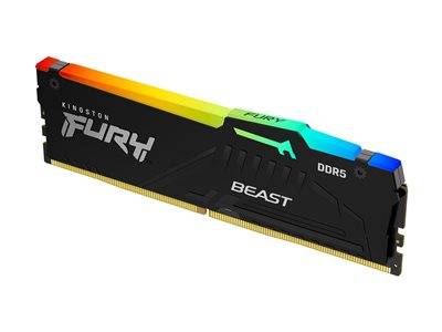 DDR5 16GB PC 5600 CL40 Kingston FURY Beast RGB retail Multimedia-Technik Speichermodule