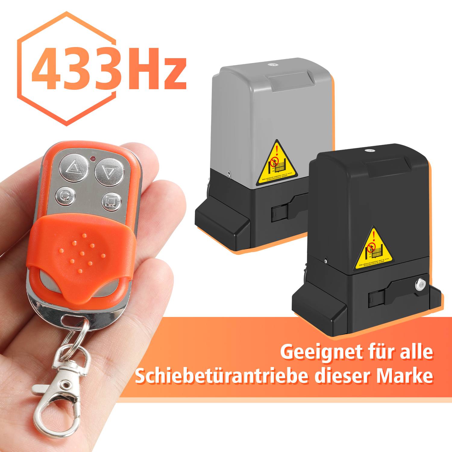 2pcs Fernbedienung Fernsteuerung Funksteuerung für Schiebetorantrieb Flügeltorantrieb Torantrieb Schiebetor Zubehör