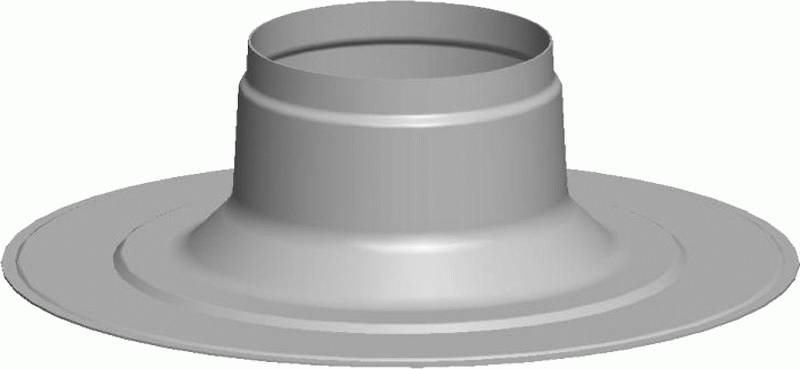 Flachdachdurchführung DDFI 125 - 160 - W für Dachneigung 0 Grad - 8.073.050