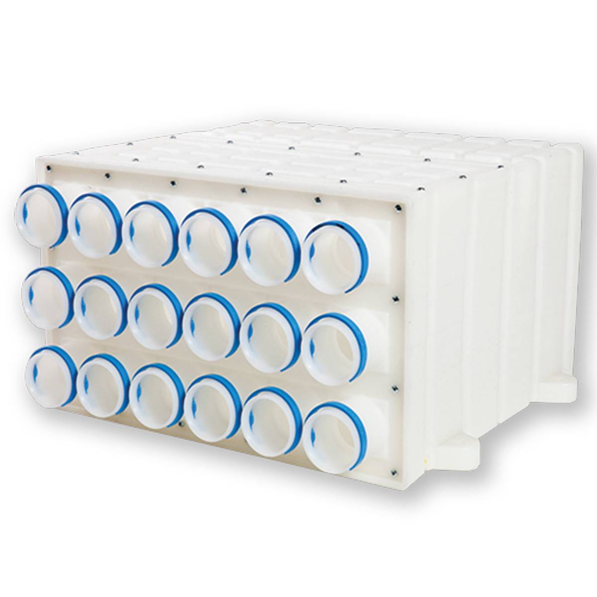 Verteilerbox - 63-180-W Rohranschluss DN 180 Abgänge 18 Stutzen; DN 63 - 80.100.044