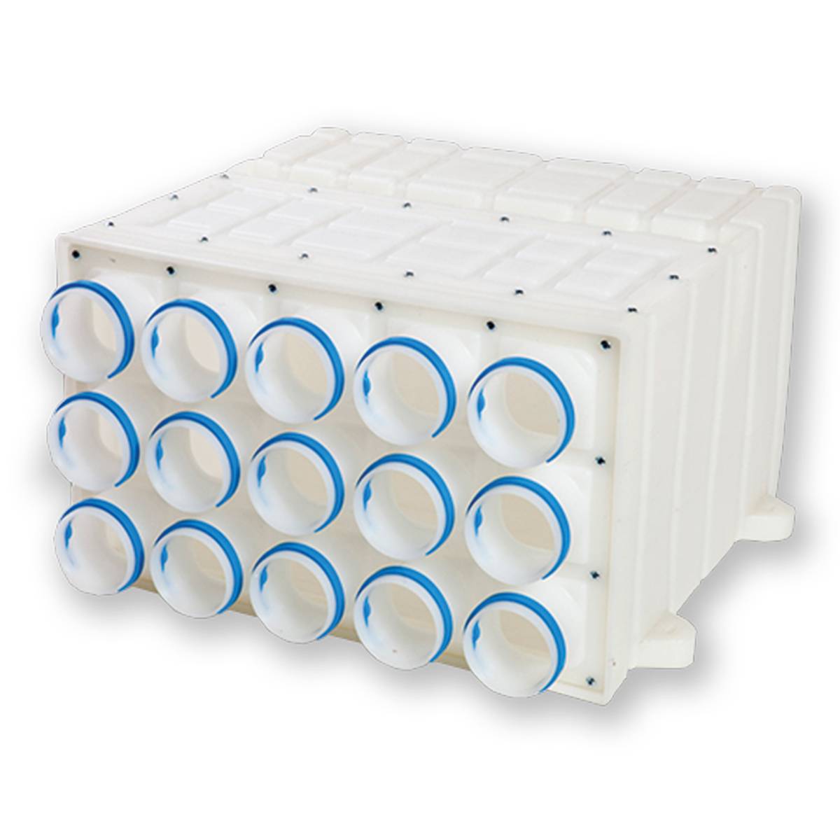 Verteilerbox - 75-180-W Rohranschluss DN 180 Abgänge 15 Stutzen; DN 75 - 80.100.045