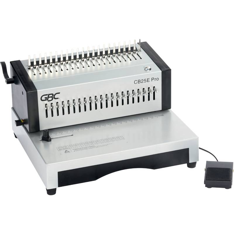 GBC Elektrisches Plastikbindegerät CombBind CB25E Pro,silber