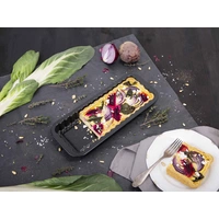 Kuchenform Emaille Quiche eckige hitzebeständig anthrazit Kuchenform Emaille Quiche eckige hitzebeständig anthrazit