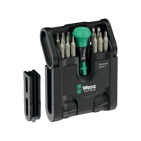 WERA Bit-Set, Tool-Check Modular Micro 1, 05049002001, 21-teilig WERA Bit-Set, Tool-Check Modular Micro 1, 05049002001, 21-teilig