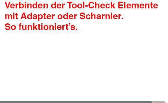 Scharnier 9550 f.f.Tool-Check Modular WERA