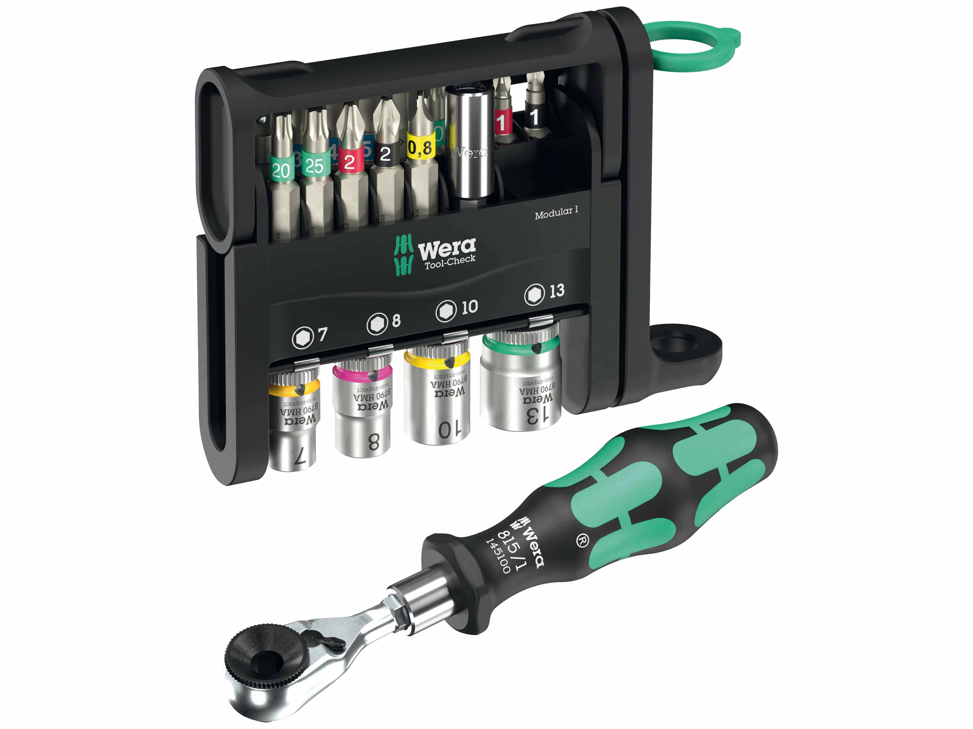 WERA Bit-Set, Tool-Check Modular 1, 05049000001, 21-teilig