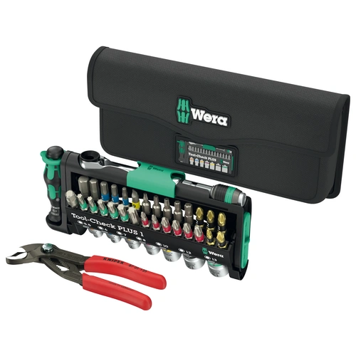 WERA Bit-Set, Tool-Check Combi 1, 05049070001, 40-teilig WERA Bit-Set, Tool-Check Combi 1, 05049070001, 40-teilig