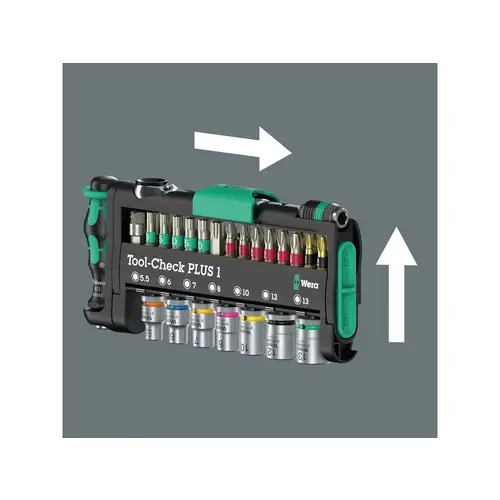 WERA Bit-Set, Tool-Check Combi 1, 05049070001, 40-teilig WERA Bit-Set, Tool-Check Combi 1, 05049070001, 40-teilig