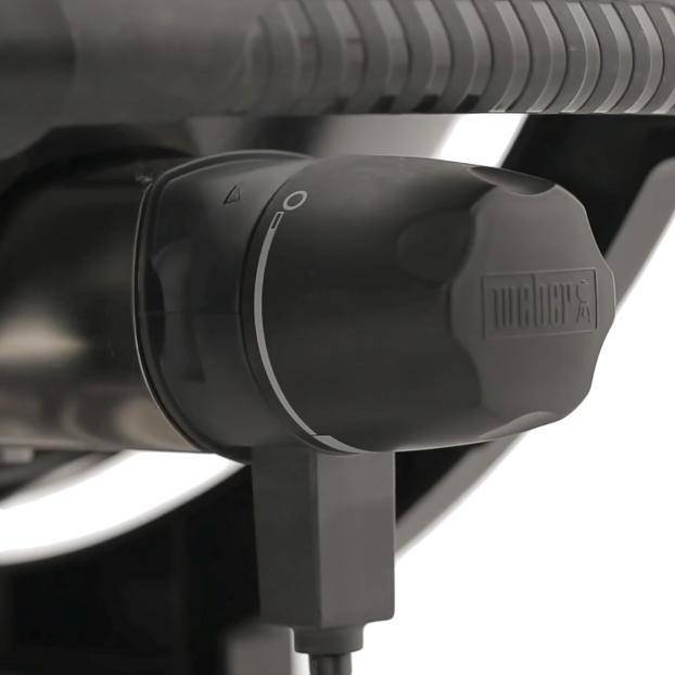 Weber Q 1400 Elektrogrill mit Stand, Dark Grey