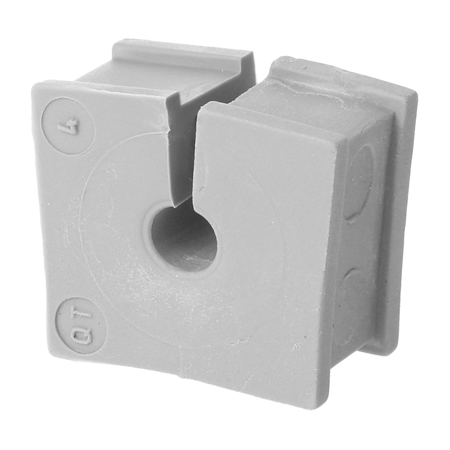 42504 icotek Kabeltülle QT klein Klemmbereich 4,0mm - 5,0mm Temperaturbereich -40°C bis 90°C Farbe grau - 1Stück