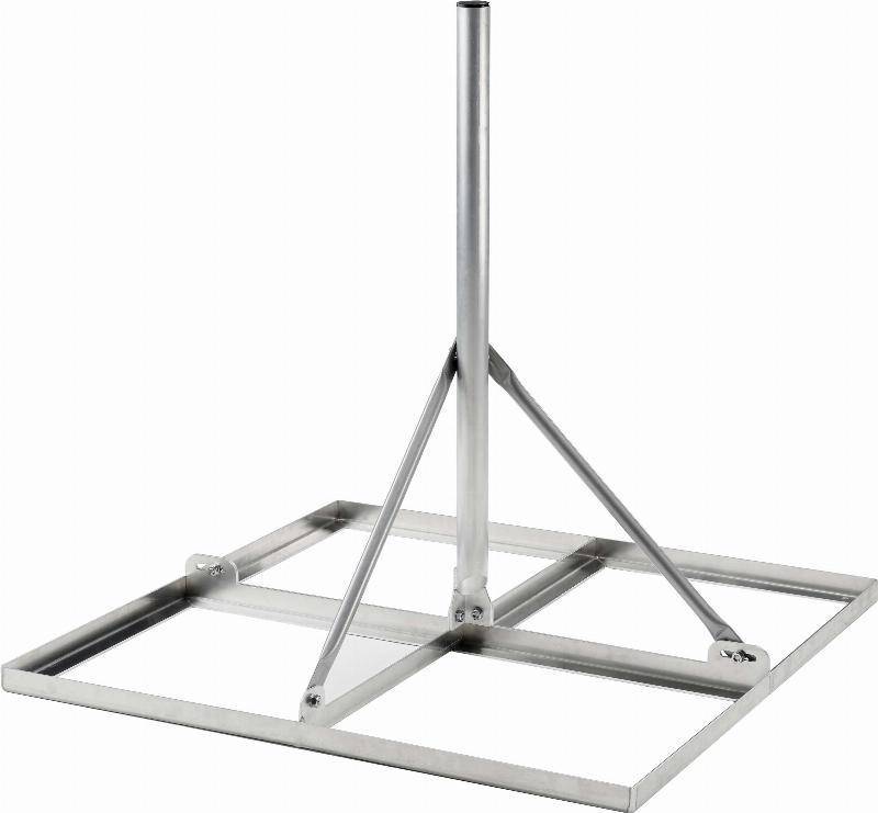 KREI Flachdachhalter FDH 50450 m.4 Feld. max. Spiegelgröße 1000mm Install.Baumaterial Antennen