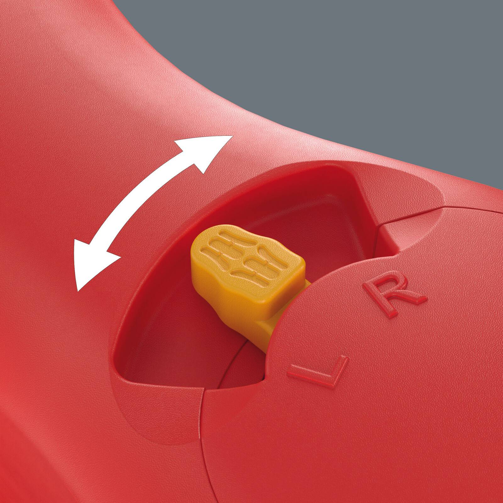 Wera 410 i VDE A RA Quergriff-Adapterratschenschraubendreher isoliert für 1/4" Steckschlüsseleinsätze