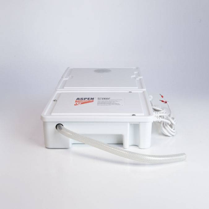 ASPEN Compact 4L ERRP Kondensatpumpe für den Kühlmöbelunterbau | Typ:Seitlicher Einlass