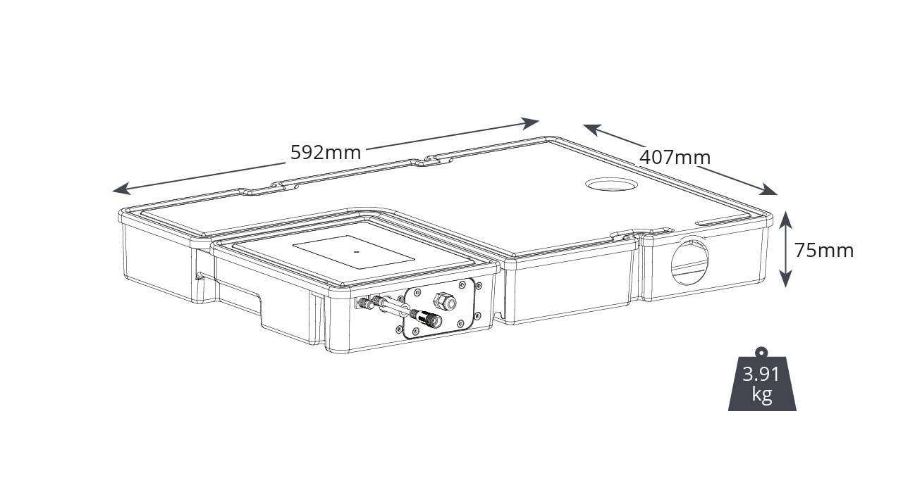 ASPEN Compact 11L ERRP Kondensatpumpe für den Kühlmöbelunterbau | Typ:Seitlicher Einlass