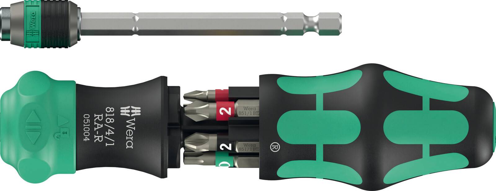 Wera Kraftform Kompakt 20 RA-R Ratschenschraubendreher mit Bits 6-tlg.