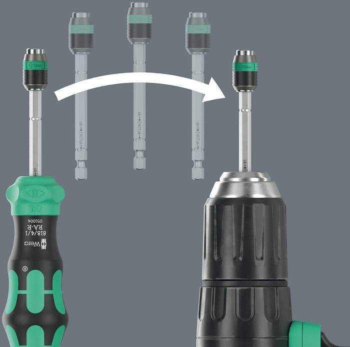 Magazinbithalter Kraftform Kompakt 20 RA-R 6-tlg.WERA