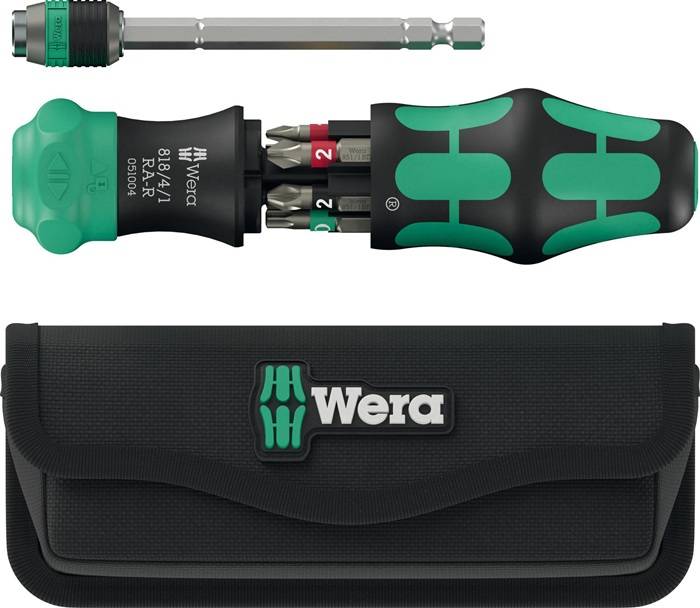 Magazinbithalter Kraftform Kompakt 20 RA-R 6-tlg.m.Tasche WERA