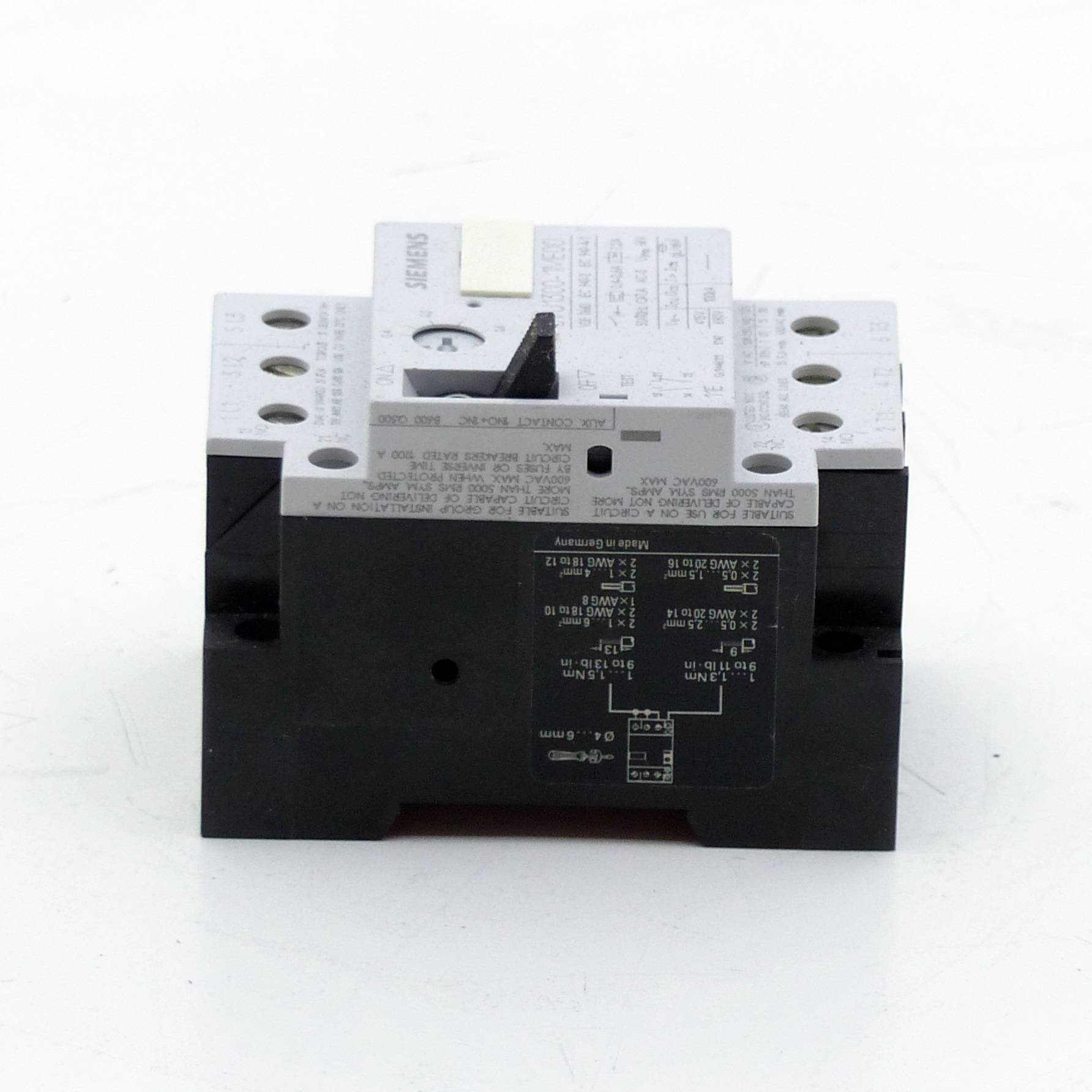 Siemens Motorschutzschalter (3VU1300-1ME00)