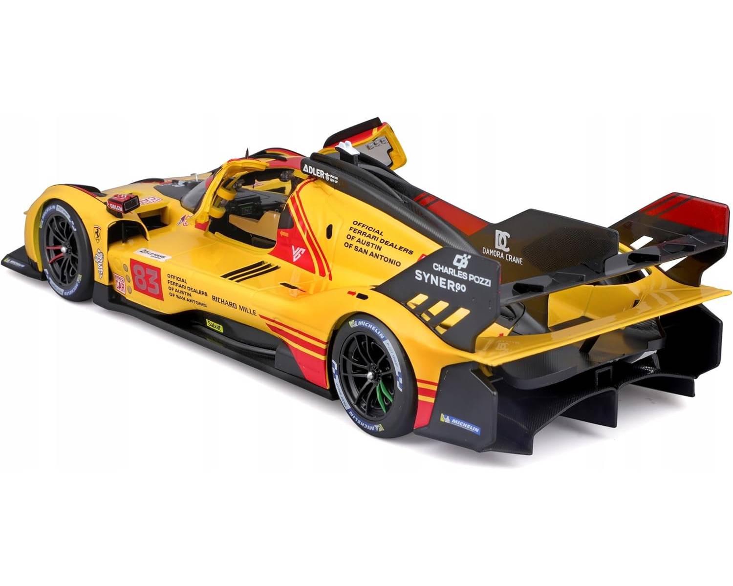 Bburago 18-16313 Ferrari 499P LMH #83 Modellauto 1:18 Le Mans 2024 Sammlermodell