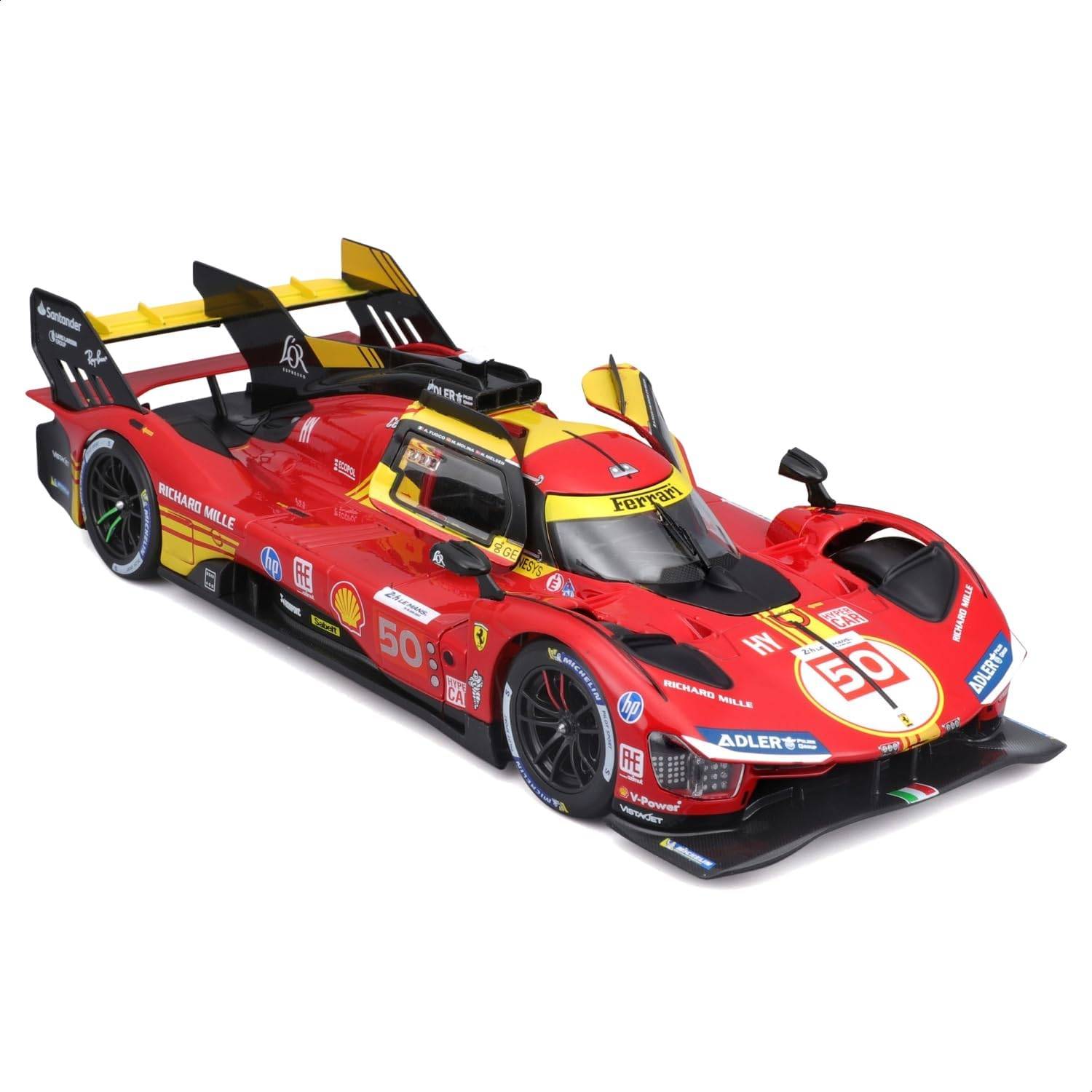 Bburago 18-26312 Ferrari 499P LMH #50 LeMans 2024 Modellauto 1:24 Rennauto