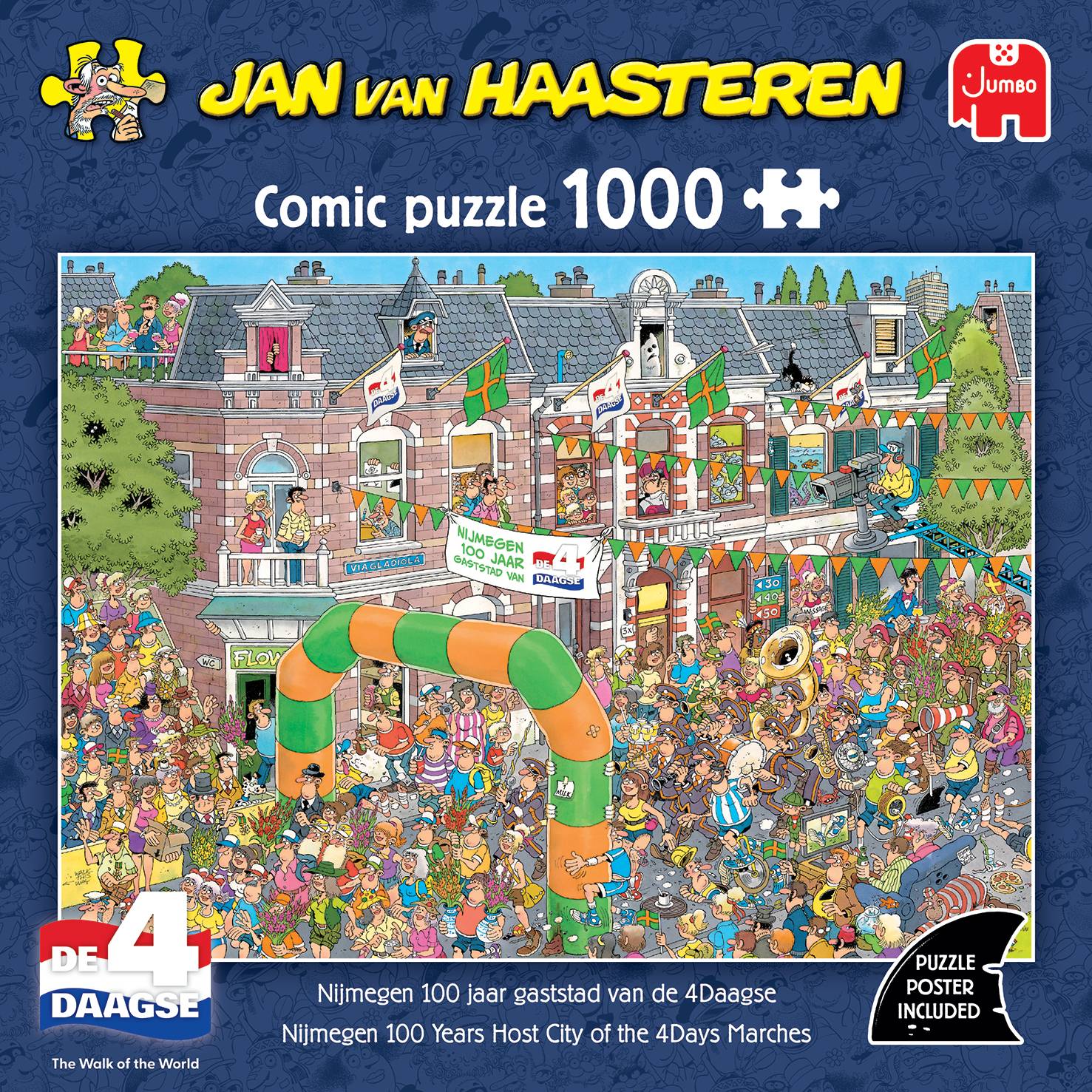 Jan van Haasteren, Nijmegen 100 Years, 1000 Teile Puzzle