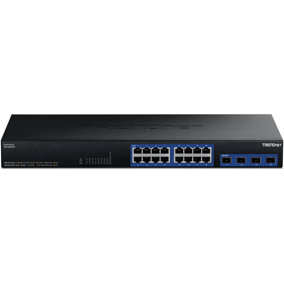 TRENDnet TEG-S50204 Switch 20-Port 2.5G mit 10G SFP+ Ports