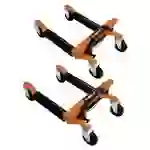 Fahrzeugpositionierungsschlitten, Paar hydraulische Räder, 2er-Set, Hochleistungs-Hebeheber, Transportwagen, Fußpedal, 30,48-cm-Hebebereich, Reifen Fahrzeugpositionierungsschlitten, Paar hydraulische Räder, 2er-Set, Hochleistungs-Hebeheber, Transportwagen, Fußpedal, 30,48-cm-Hebebereich, Reifen