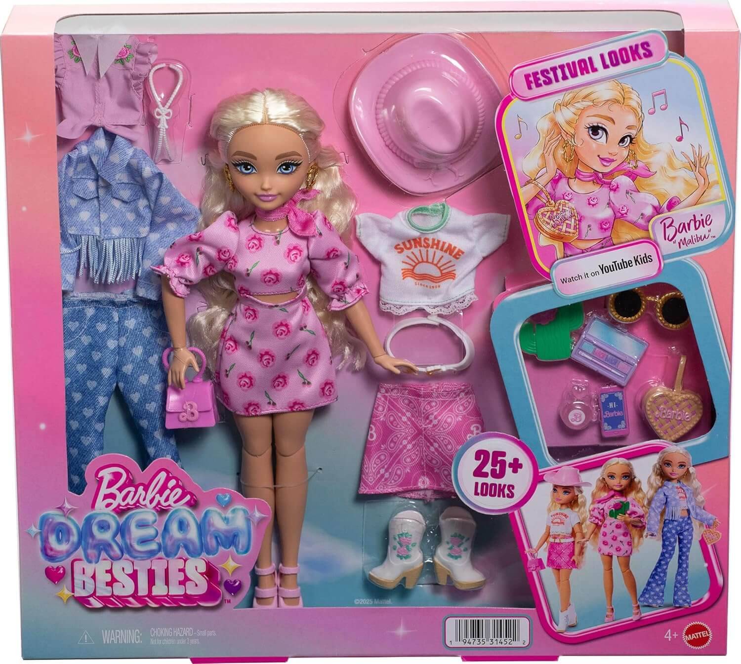 Mattel JGH87 - Barbie Dream Besties Doll + Accy