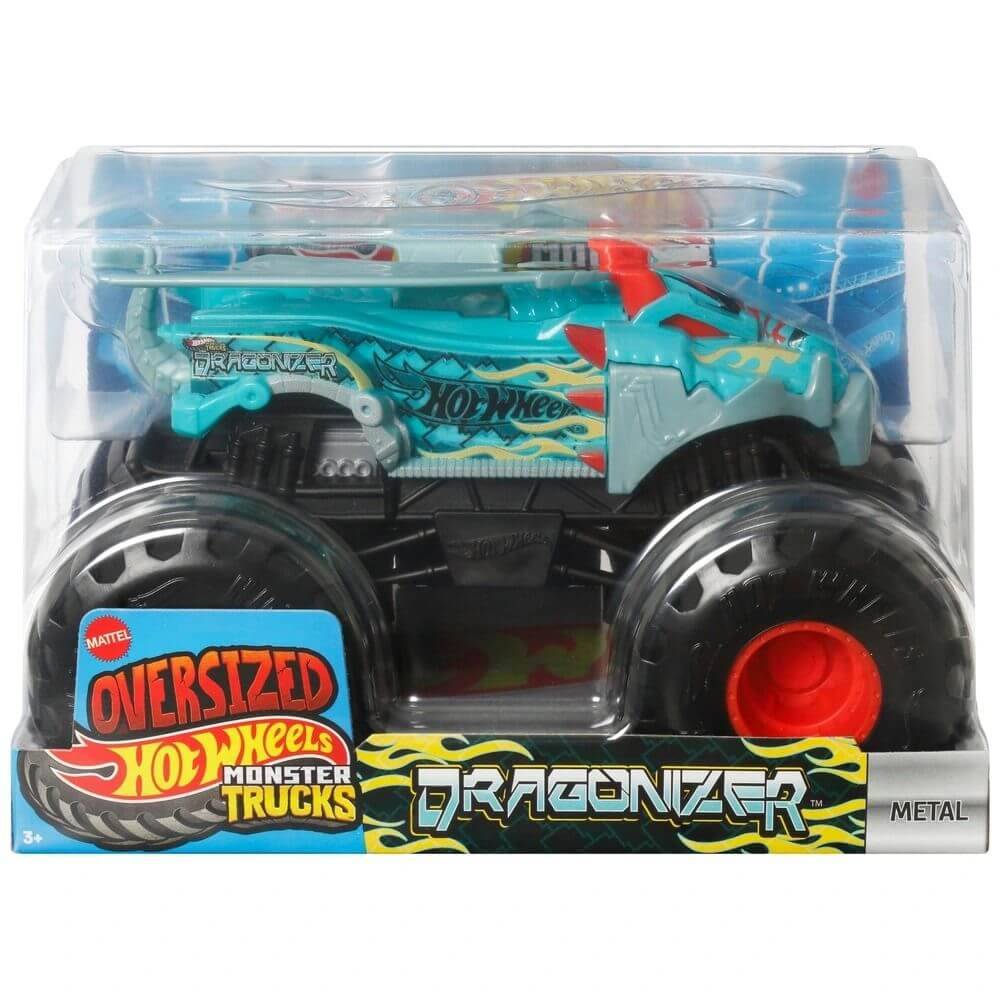 Mattel FYJ83; JCC90 - Hot Wheels Monster Truck 1:24 - Dragonizer - % VOL %