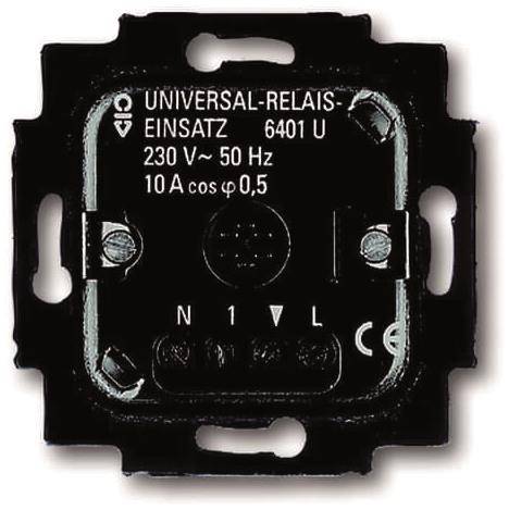 BJ UP Universal Relais 6401U-102 2300W/VA f.6800+6810+6813 Install.Baumaterial Schaltermat/Geb.Steu