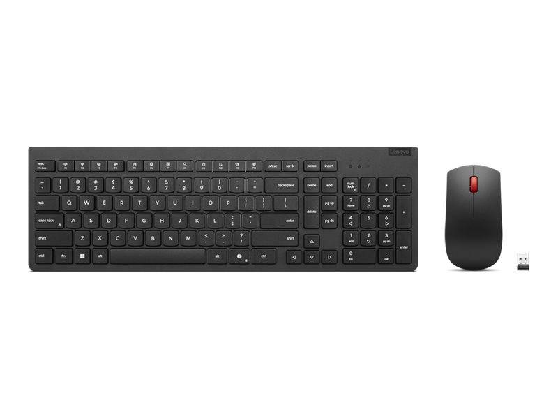 LENOVO Essential Wireless Combo Keyboard & Mouse Gen2 Black-German